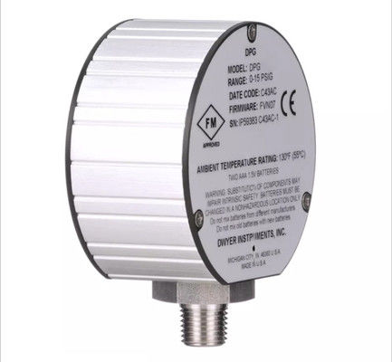 Dwyer-serie DPG Digitale drukmeter Gehalte Rating ontworpen om te voldoen aan NEMA 4/4X IP66 druklimiet 2x drukbereik