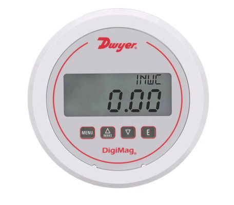 Dwyer DM-1000 DigiMag Digitale Differentiële Drukmeter met ±1% nauwkeurigheid, van roestvrij staal en 1/8 NPT-verbinding