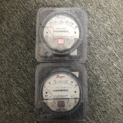 Magnehelicale differentialdrukmeter van de serie 2000 met mechanische werking IP67 weerbestendigheid en ±1% FS-nauwkeurigheid