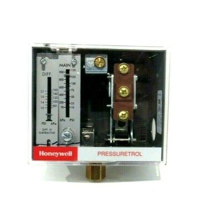 Honeywell Auto Recycle Pressuretrol met 10-150 psi drukbereik SPDT Snap-Acting Switch en roestvrijstalen diafragma