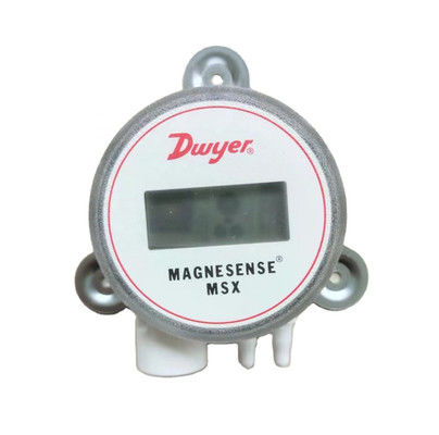 Dwyer MSX-W20-PA Magnesense Differencialdrukzender met tweerichtingsdrukgevoelige vierkantswortel-extractie en 4-20mA stroomuitgang