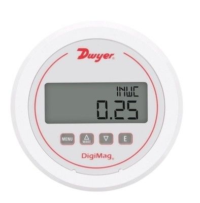 Dwyer DM-1000-serie DigiMag Digitale Differentiële Drukmeter met LCD-scherm, Temperatuurcompensatie en Multifunctiemeter
