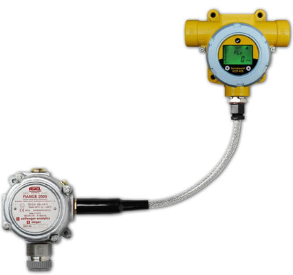 Honeywell Sensepoint XCD vaste gasdetector met 4-20 mA-uitgang, explosieveilige behuizing en externe sensormontage