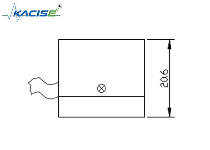 Magnetische zuigtoestel met dubbele as Accelerometer Hoogfrequentie Breed meetbereik met temperatuur -40°C~+70°C