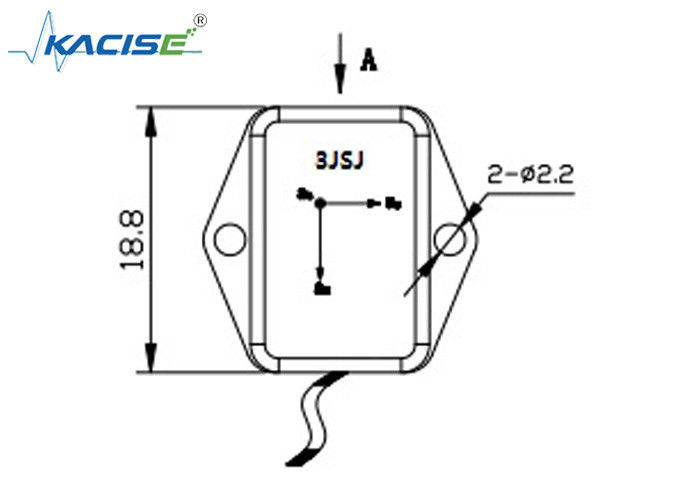 K-3JSJ-001 Lichte drieassige versnellingssensor/Triaxiale hogesnelheidsversnellingsmeter 0~3 V