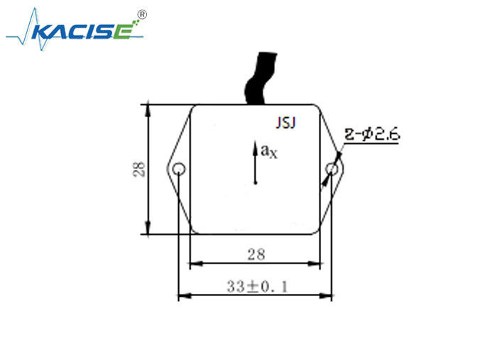 Uniaxiale versnellingsmeter sensor met 0,5~4,5V Uitgang ±1 g bereik en breed meetbereik