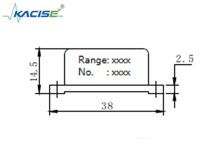 Uniaxiale versnellingsmeter sensor met 0,5~4,5V Uitgang ±1 g bereik en breed meetbereik