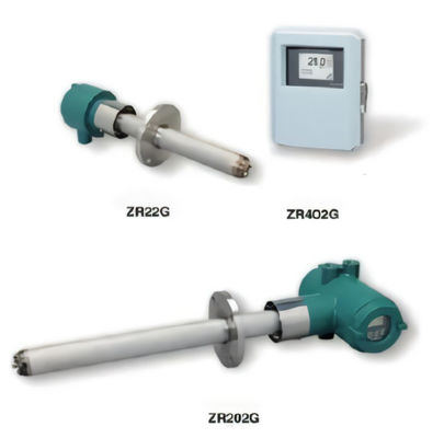 Yokogawa Zr22g Zirconia-zuurstofanalysator met 4-20MA uitgangssignaal en 0,01 tot 100 Vol% O2-meetbereik voor dubbele functionaliteit Zuurstof- en vochtigheidsanalyse