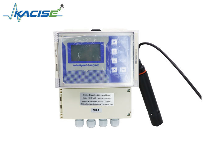 Wandgemonteerde online optische DO-meter met 0,00-20,00 mg/L meetbereik ±2% F.S. nauwkeurigheid en 0,01 mg/L resolutie