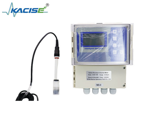 KSM-150B Wandmontage residuele chloormeter met niet-membraan sensor en 4-20mA uitgang