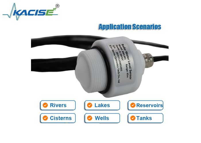 KWL801 Niet-contact radarwaterniveausensor met 76 GHz-81 GHz frequentiebereik 65m meetbereik en ±1mm nauwkeurigheid