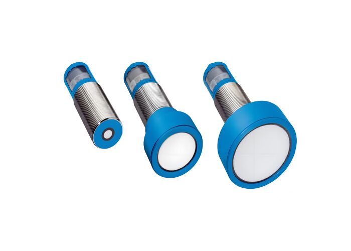 UM30 Ultrasone afstandssensor met 8000 mm sensoriek bereik, hoge meetnauwkeurigheid en IO-Link interface