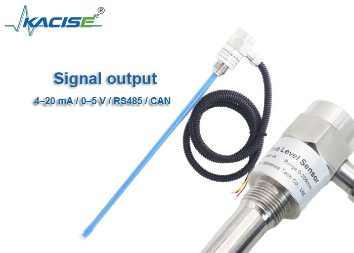 KSLV651-A Compacte niveausensor met IP68-bescherming FEP-sonde en zelfadapterende meting