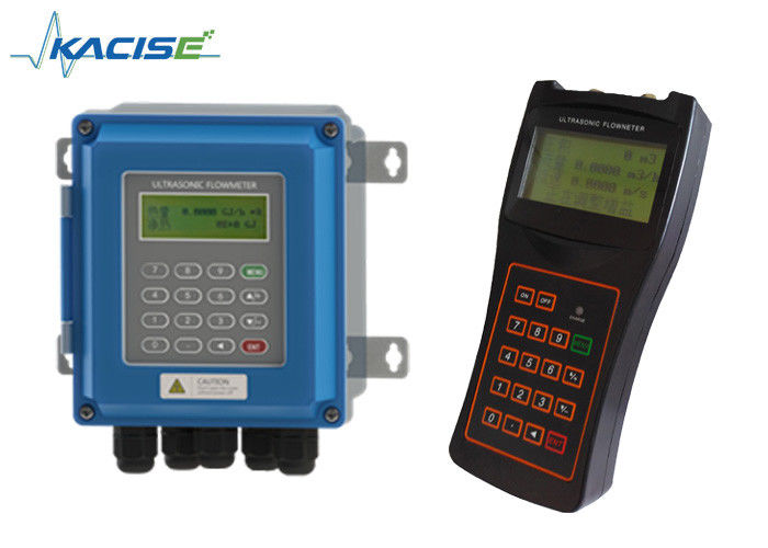 Hoge nauwkeurigheid ±1% draagbare ultrasone flowmeter met RS485 Modbus-communicatie voor digitale waterstroommeting