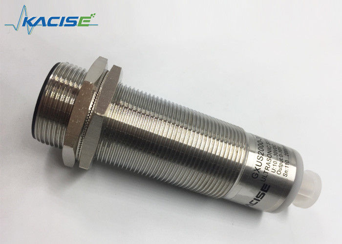 IP67 Slaapmodus Ultrasone niveausonde 50kHz Corrosiebestendig met standaarddoelplaat 100 mm x 100 mm