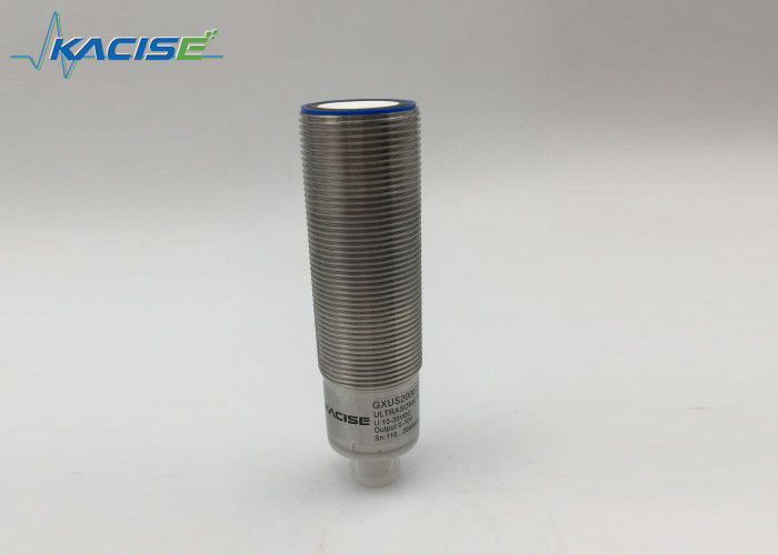MF30 Sensor van de reeks de Ultrasone Afstand 200mm - 6000mm Opsporingswaaier met de Output van NPN PNP Anolog