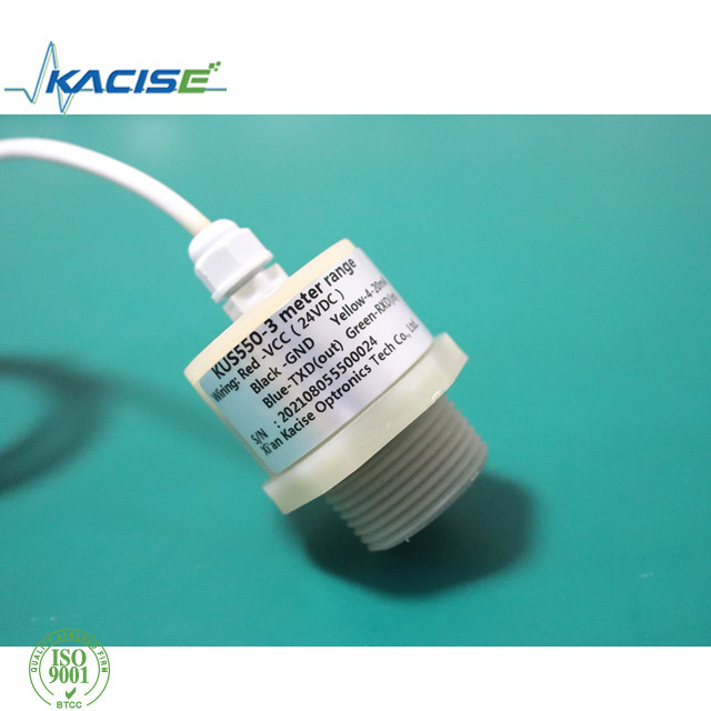 Robuuste PVC behuizing slimme ultrasone afstandssensor voor industriële automatisering met ip-klasse ip68