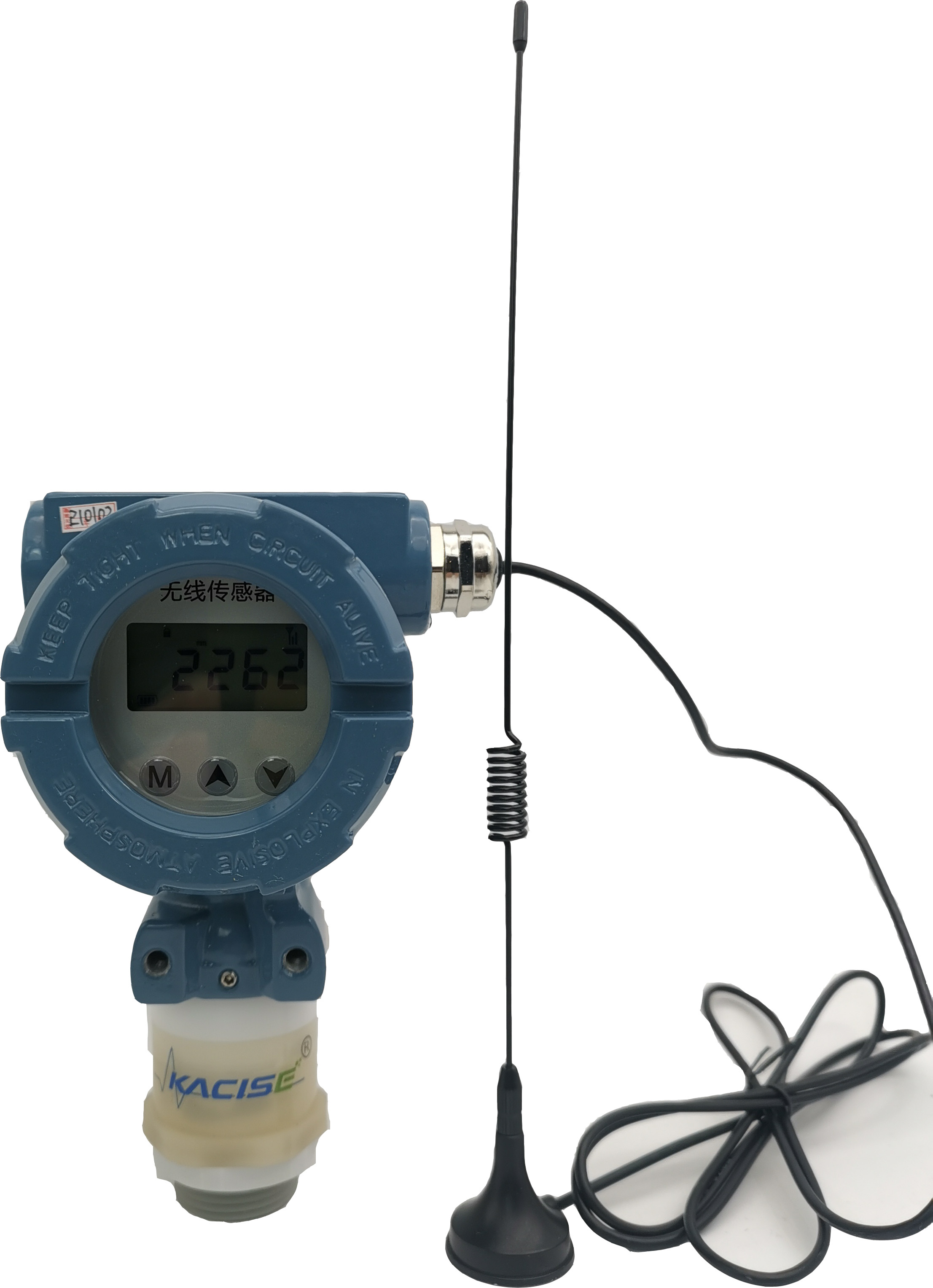 De intelligente Waterdichte Sensor IP65 van de Vloeibaar Niveau Ultrasone Omvormer