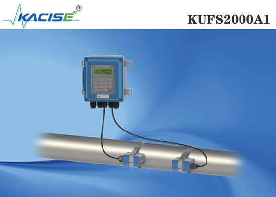 DN32 - DN6000-de Klem op de Muur van de de Metersensor van de Waterstroom zette Ultrasone Debietmeter op